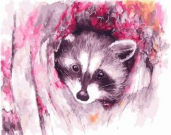 GX33920 Картина по номерам Paintboy "Милый енот"