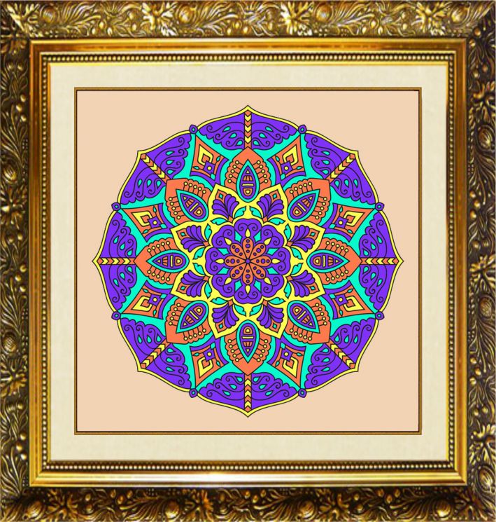 MD-013 Алмазная мозаика МИЛАТО Мандала "Мудрость"