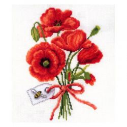 2002-70044 "Букет маков" (Vervaco)